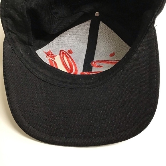 California Cali Hat Star Logo SnapBack Baseball Cap Black Red Embroidery Bear CA - Picture 11 of 11